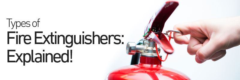 types of fire extinguishers explained banner