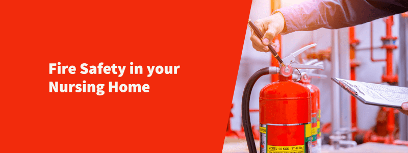 Blog title on a red background and image of a fire extinguisher.