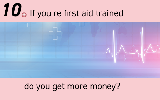 first aid training question 10