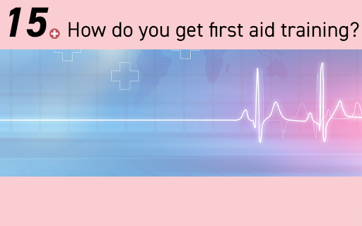 first aid training question 15