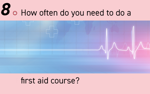 first aid training question 8