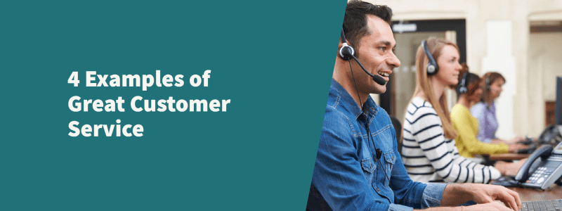 Blog title with an image of customer service persons.