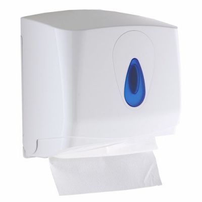 Black 1/Case 11 x 7 x 4.38 C-Fold/Multi-Fold Hand Towel Dispenser 