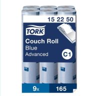 Tork Advanced Couch Roll 2Ply Blue 55M (Case of 9) - 152250