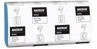 Katrin Basic ZigZag Blue Hand Towels 1ply (Case of 20) - 362200