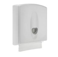 C21 White ABS Multi-fold Hand Towel Dispenser