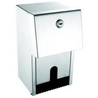C21 Brushed Stainless Steel Dual Toilet Roll Dispenser