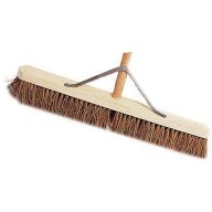 Broom Natural Coco with 24" Handle & Stay