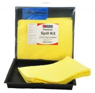 15 Litre Chemical Spill Kit with 50cm x 50cm Flexi Tray