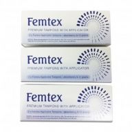 Femtex Tampons with Applicator 2 Per Pack (Case of 100)