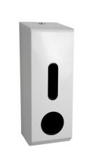 Synergise Standard 3 Roll Toilet Tissue Dispenser in White