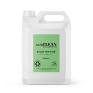 green label Printed 5L Bottle4Life for SoluCLEAN Liquid Dishwash Sachets 
