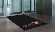 black direct365 logo entrance mat