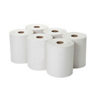 Autocut White Hand Towel Roll 1 Ply Refill (Case of 6)