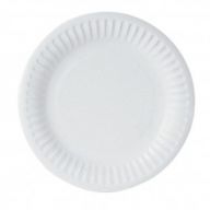 18cm (7") 1 Star Disposable Uncoated Paper Plates - 2000