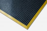 Ergotred Safety Mat in Black and Yellow 90cm x 120cm