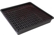 Tray for 4 x 25 Litre Bunded Drums- 95% Recycled Plastic