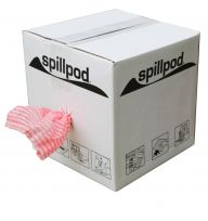 white cardboard box filled with 300 sheets of Spillpod® J-Cloth Wiper Rolls 