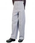 Blue and white checked Bonchef Ladies Classic Chefs Trousers