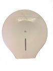 C21 White ABS Mini Jumbo Toilet Roll Dispenser