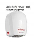 White airforce hand dryer