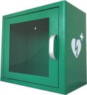 Green Metal Universal Indoor AED Cabinet with Alarm